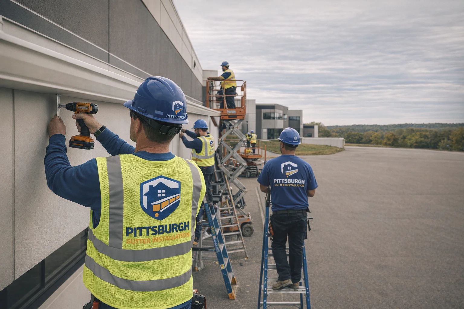 Pittsburgh Gutter Installation - Commercial 1